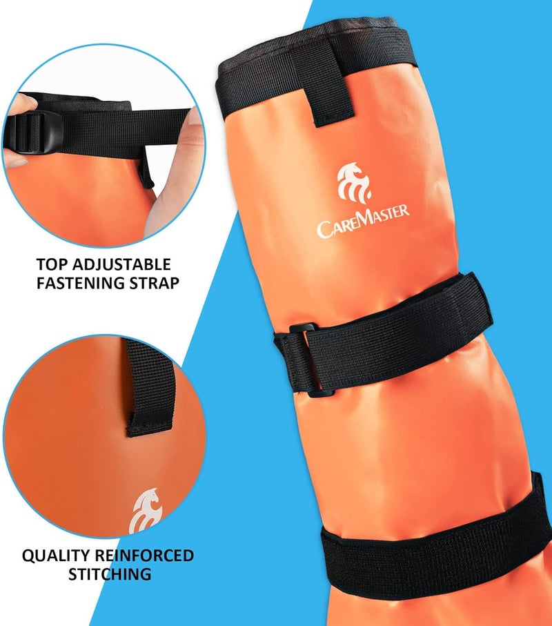 CareMaster Hoof Soaking Boot for Horse Hoof Wrapped EVA Padded Soaker Bag Equine Soaking Boot Easy Use for Hooves Care Icing Bucket Soaker Sack with 2 Elastic Bands - Image 4